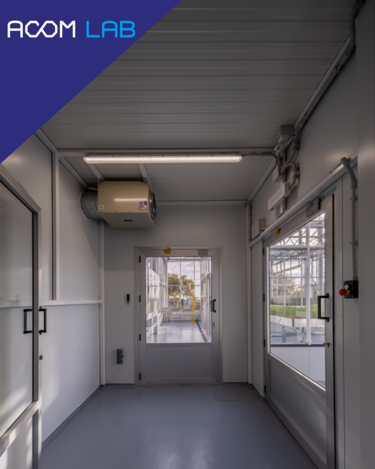 Contención nivel NCB2+ de invernaderos de investigación