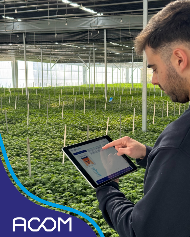 CONTROL DE CLIMA DE ACOM CLIMA360 EN INVERNADERO